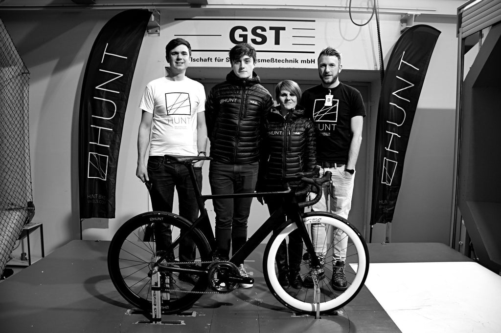 The Hunt team at GST Windtunnel testing lab