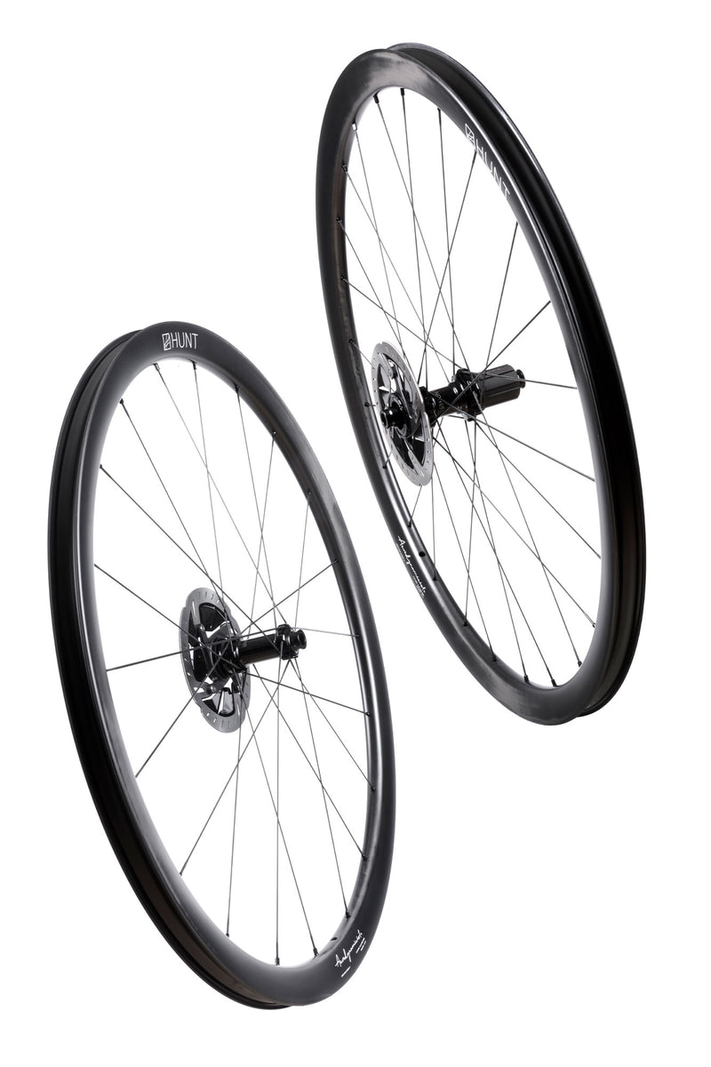 パーツ HUNT 36mm carbon aero wheel HUNT 36 Carbon Wide Aero Wheelset (Tires & Sealant Included