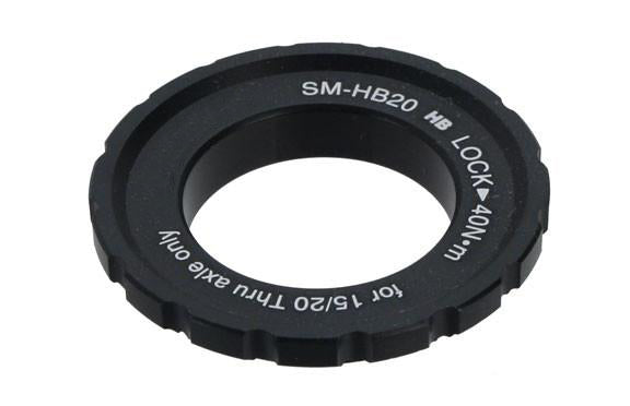 2 Stück Shimano SM-HB20 Centerlock Verschlussring Lock Ring