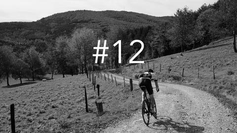 Cassette 12, Cyclist riding down a gravel track