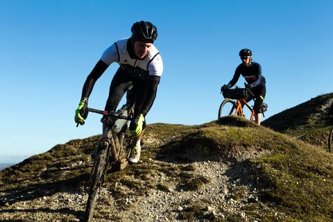 Two Hunt Riders on the South Downs Way