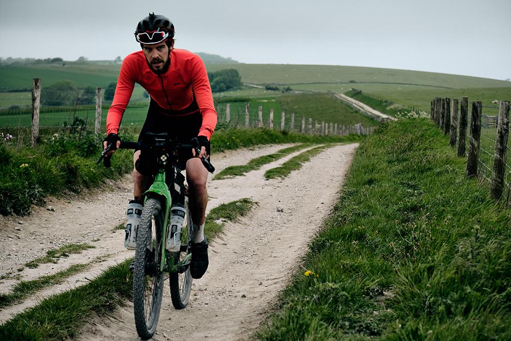 Hunt Beyond Brand Manager, Josh Ibbett, riding the Southdowns Way