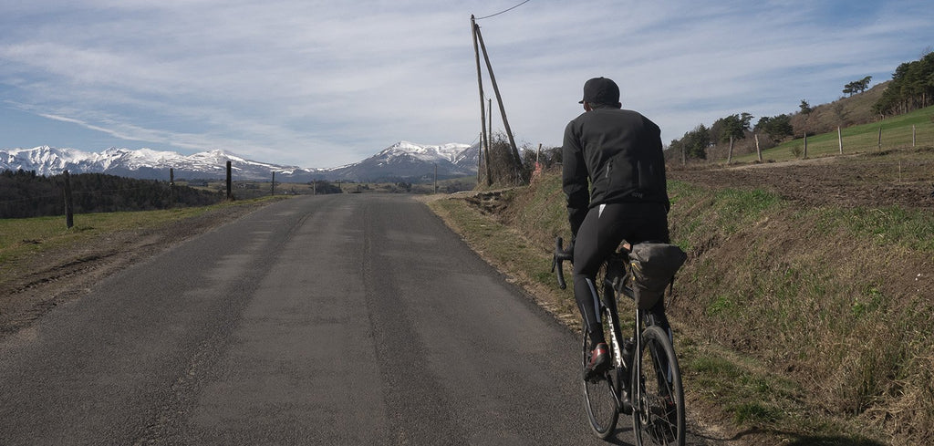 HUNT rider Sofiane Sehili riding along the road
