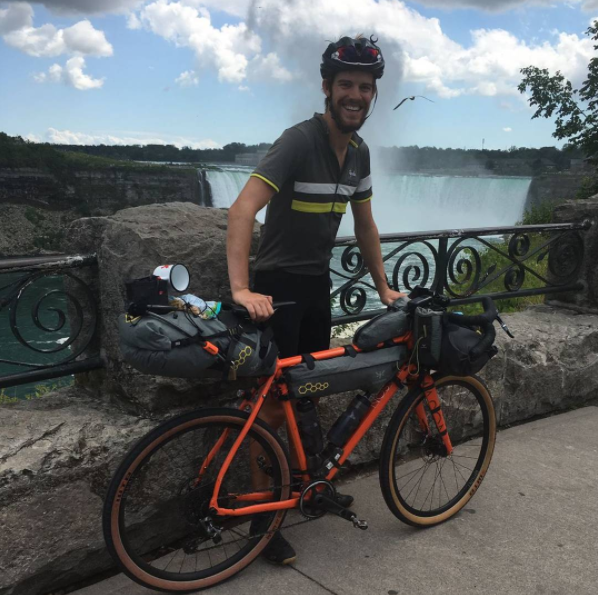 Hunt Beyond Brand Manager, Josh Ibbett, with his Mason bike