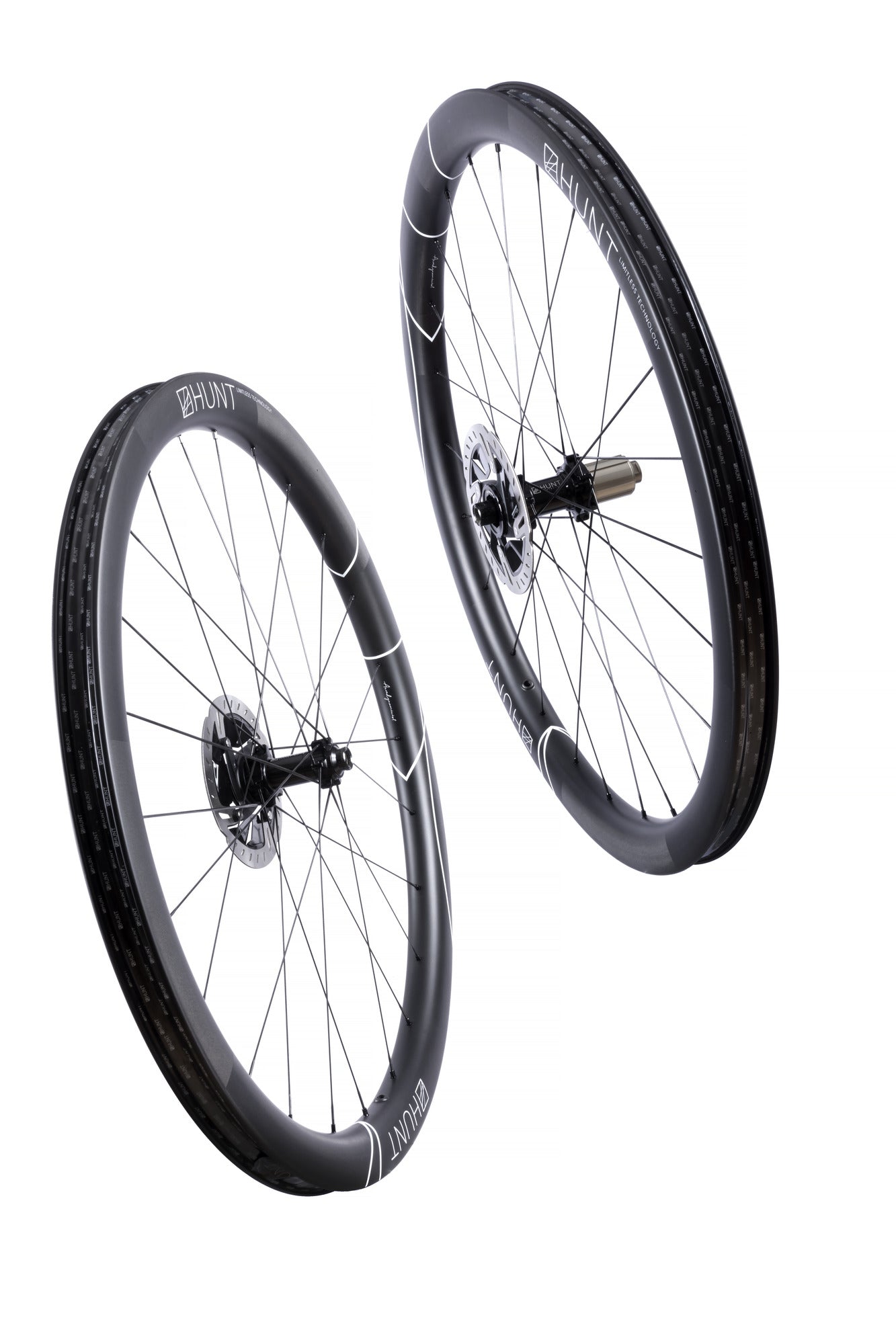 hunt gravel bike wheels HUNT 42 Limitless Gravel Aero Wheelset