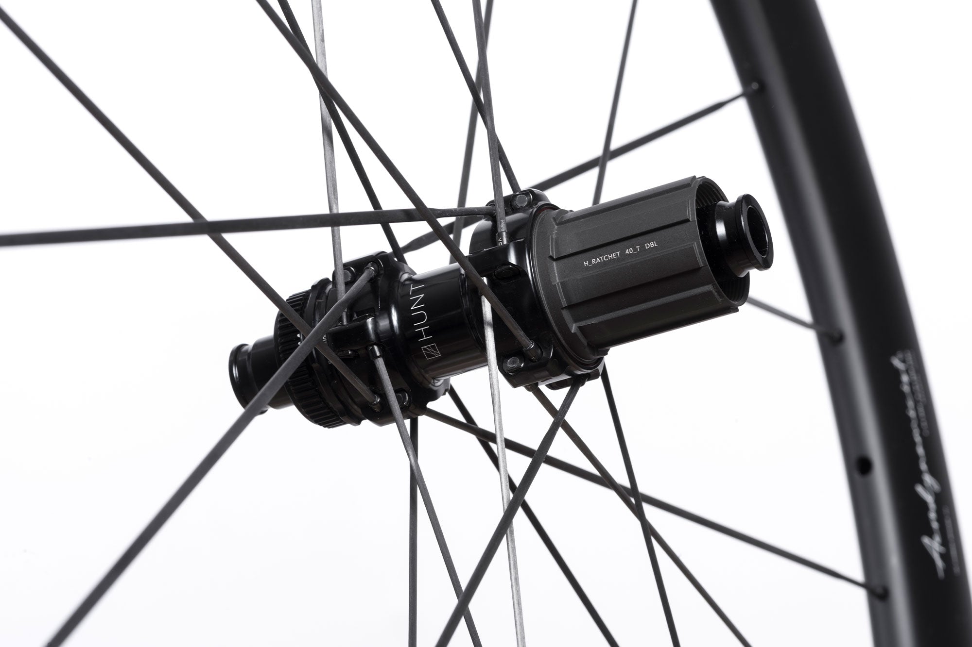 Hunt Rear Disc Wheel HUNT 44_46 Aerodynamicist UD Carbon Spoke Disc Wheelset – Hunt Bike ...