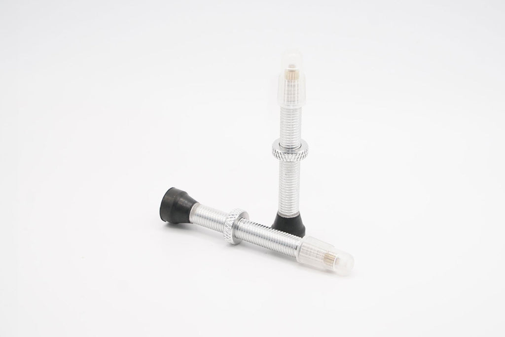 Tubeless Valves | Pair | Road/CX/Gravel | 45mm | Silver