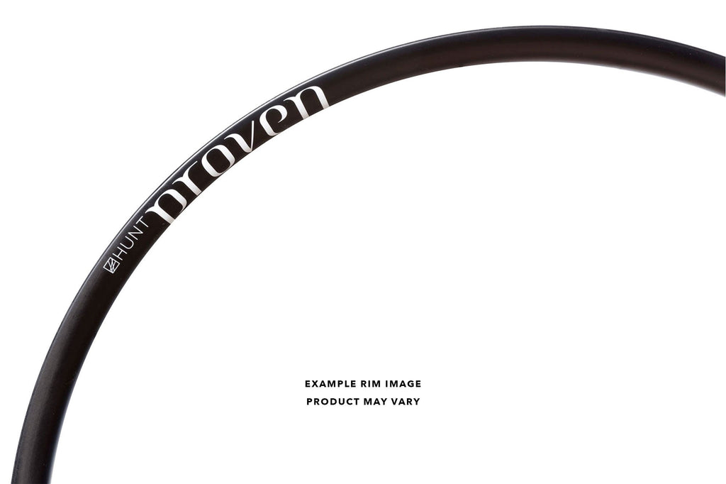 HUNT PROVEN Race Enduro Carbon MTB 29 Rim | Rear | Hookless | Bright White Decals