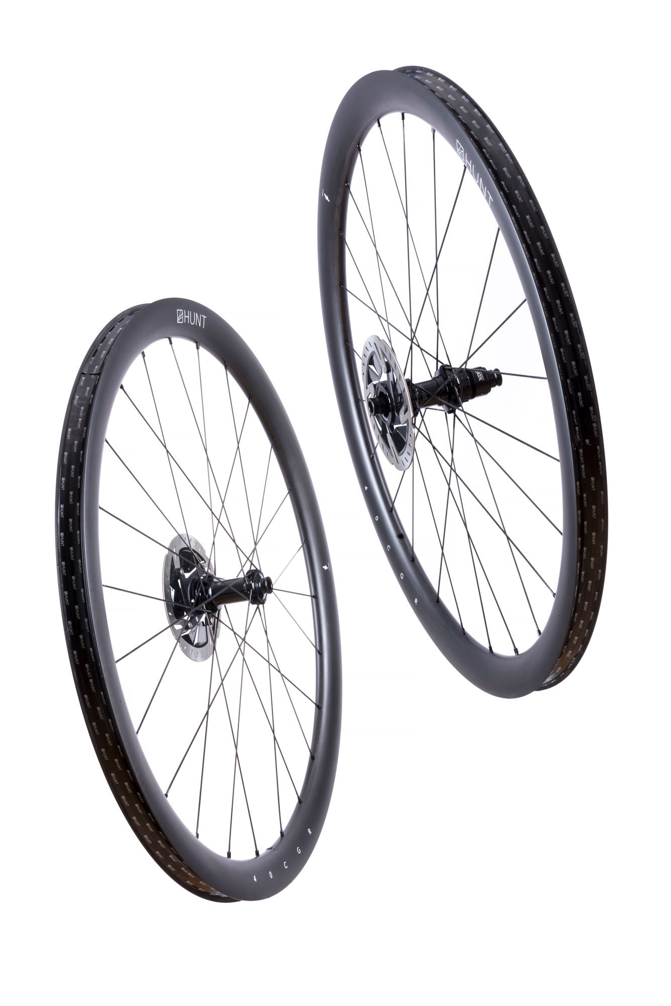 road wheelset for gravel bike HUNT 40 Carbon Gravel Race Wheelset