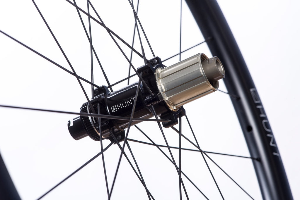 Detailed image of the 44 Aerodynamicist Carbon Disc rear hub