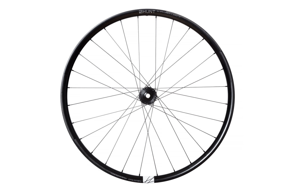 <h1>Front Wheel</h1><i>Front rim weight 460g (27.5) – Excellent handling and vibration absorption due to the lower material density lay-up, matched to 28 spoke count to improve compliance and grip where it’s needed most. </i>