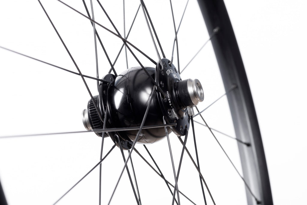 <h1>Spokes</h1><i>We chose the top-of-the-range Pillar Spoke Re-enforcement PSR XTRA models. These butted blade aero spokes are lighter and provide a greater degree of elasticity to maintain tensions and add fatigue resistance. These PSR J-bend spokes feature the 2.2 width at the spoke head providing more material in this high stress area. The nipples come with a square head so you can achieve precise tensioning. Combining these components well is key which is why all Hunt wheels are hand-built.</i>