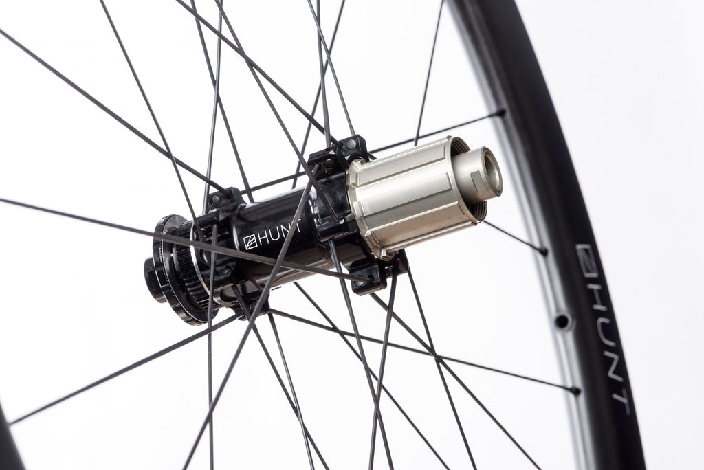 <h1>Freehub Body</h1><i>Featuring 3 multi-point pawls with 3 teeth each and a 48t ratchet ring. The result an impressively low 7.5 deg engagement angle. Durability is a theme for Hunt as time and money you spend fixing is time and money you cannot spend riding or upgrading your bikes. As a result all our freehub bodies have Steel Spline Insert re-enforcements to provide excellent durability against cassette sprocket damage often seen on standard alloy freehub bodies.</i>