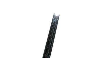 <h1>Rim Bed</h1><i><em>H_LOCK</em> is our tubeless-ready rim bed profile with up-kicks to the shoulders of the tubeless steps which help to create a great rim-well seal for first installation and easy sealing of tubeless tires. The <em>H_LOCK</em> profile also locks the beads in place more securely once seated. This is especially important when running lower pressures off road.</i>