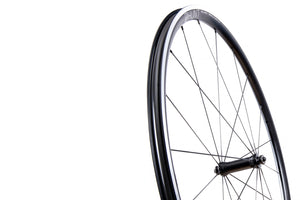 <h1>Rims</h1><i>High-performance technology that will deliver you to the finish every time. A strong and super-lightweight 6061-T6 heat-treated rim features an aero rounded profile 27mm deep and wide at 23mm (18mm internal) for a great tyre profile with wider 25-32mm tyres, giving excellent grip and lower rolling resistance.</i>